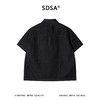 SDSA男装2026新款高贵轻奢小众设计缝线翻领短袖衬衫百搭时尚上衣 商品缩略图4