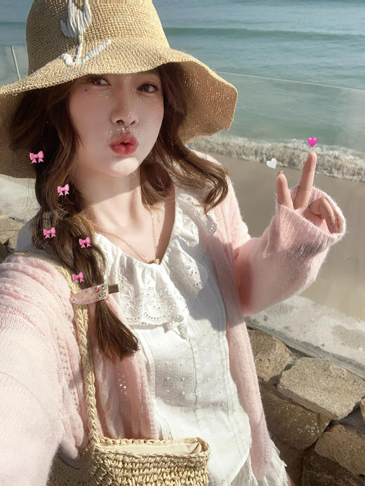 <曾小咸推荐>4.1现货秒杀 ！微信超特价！韩系花边衬衫 日常189.99 立减110 秒杀79.99！！ 商品图12