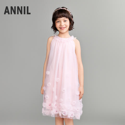 【实体店同款】女童礼裙夏季新款安奈儿童装AG623199 商品图0