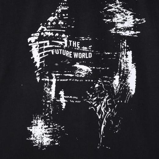 SDSA男装2026新款高贵轻奢美式潮牌撞色印花圆领短袖T恤百搭上衣 商品图3