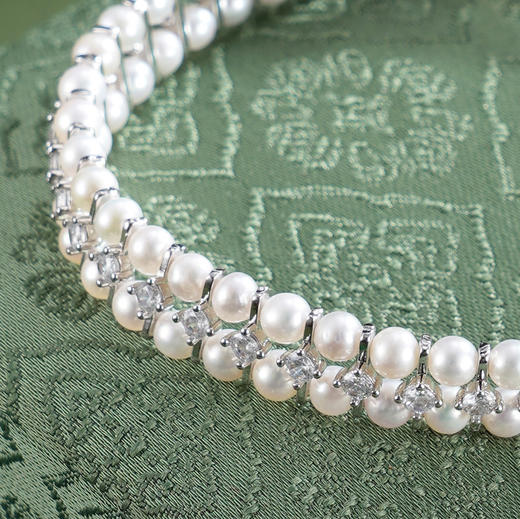 子佩集【一生所爱】珍珠惜王妃手链【QJSL008】双排2602 商品图2