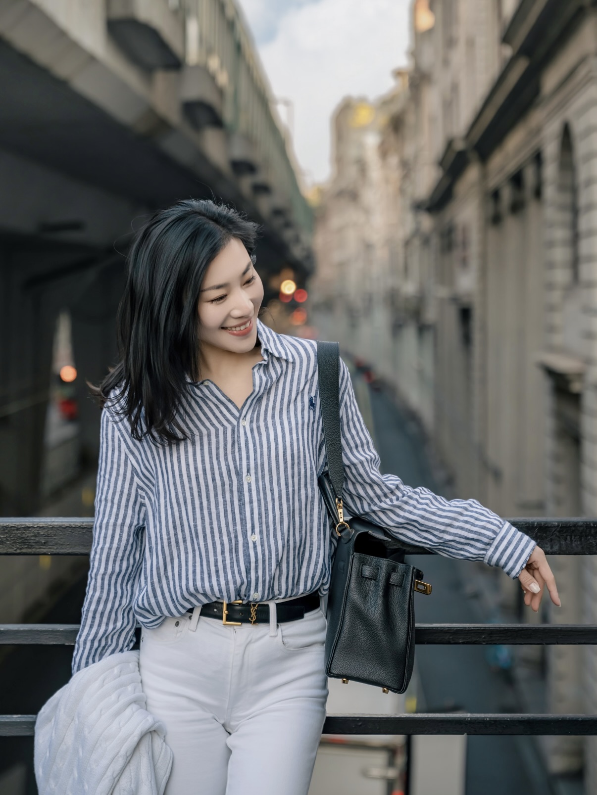 毒家！！！ 广东溢达代工！纯女款！三色！拉夫劳伦 Classic Fit经典条纹衬衫