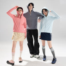 【☀️UPF50+49/件】夏季情侣款户外防晒衣连帽冰丝透气工装风皮肤衣男女潮2399★为爱严选