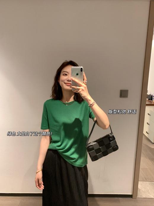 max m* 针织短袖～ 真丝＋莱赛尔天丝针织衫 商品图2