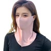 【买一送一】防晒面罩女防紫外线夏季开车骑行透气护颈遮脖子遮阳全脸冰丝口罩 商品缩略图4