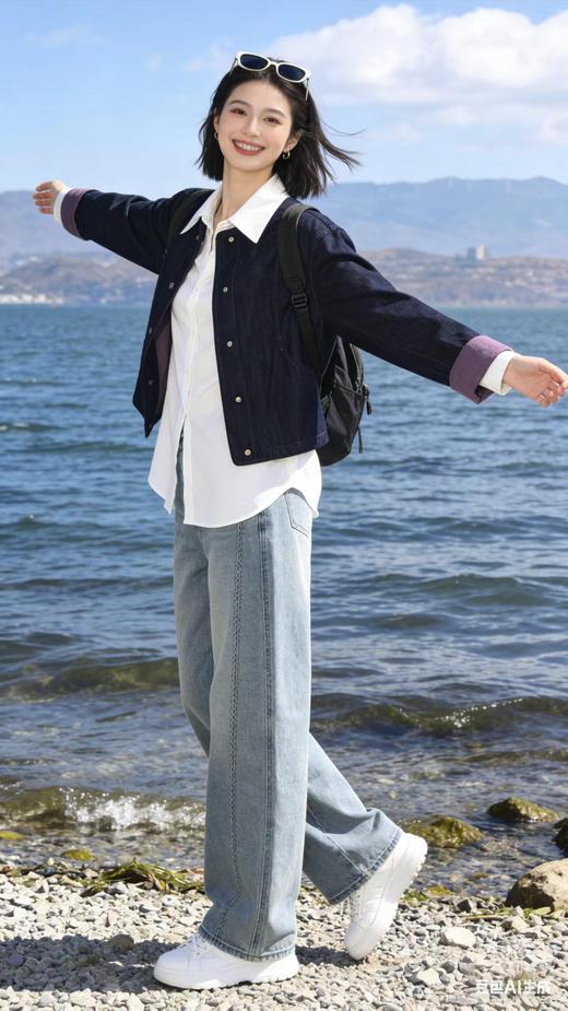 64A021春上新 休闲款牛仔外套 商品图1