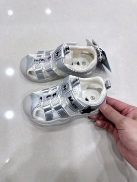 几米熊 EL625  包头凉鞋 银25.26码