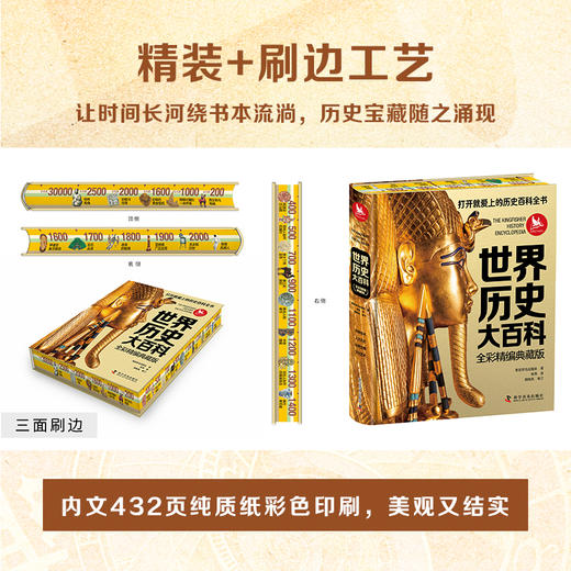 世界历史大百科：全彩精编典藏版  打开就爱上的世界历史百科全书 商品图1