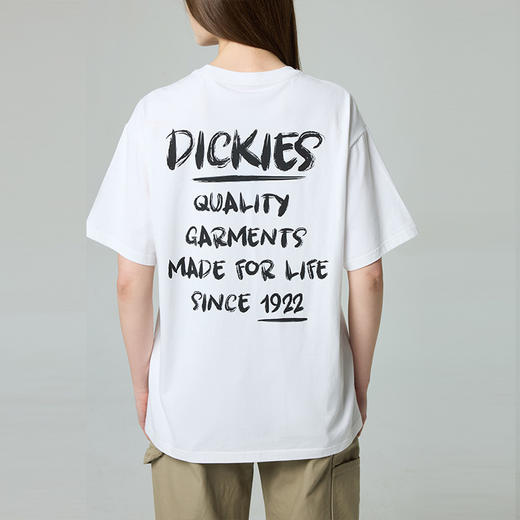 Dickies情侣短袖t恤休闲背后趣味字母印花宽松男女同款半袖 商品图5