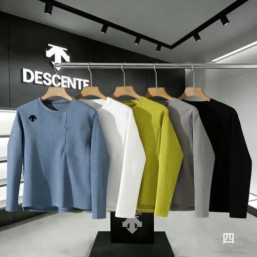 F0331125冰感针织卫衣轻户外徒步男女同款华夫格长袖T恤 商品图1