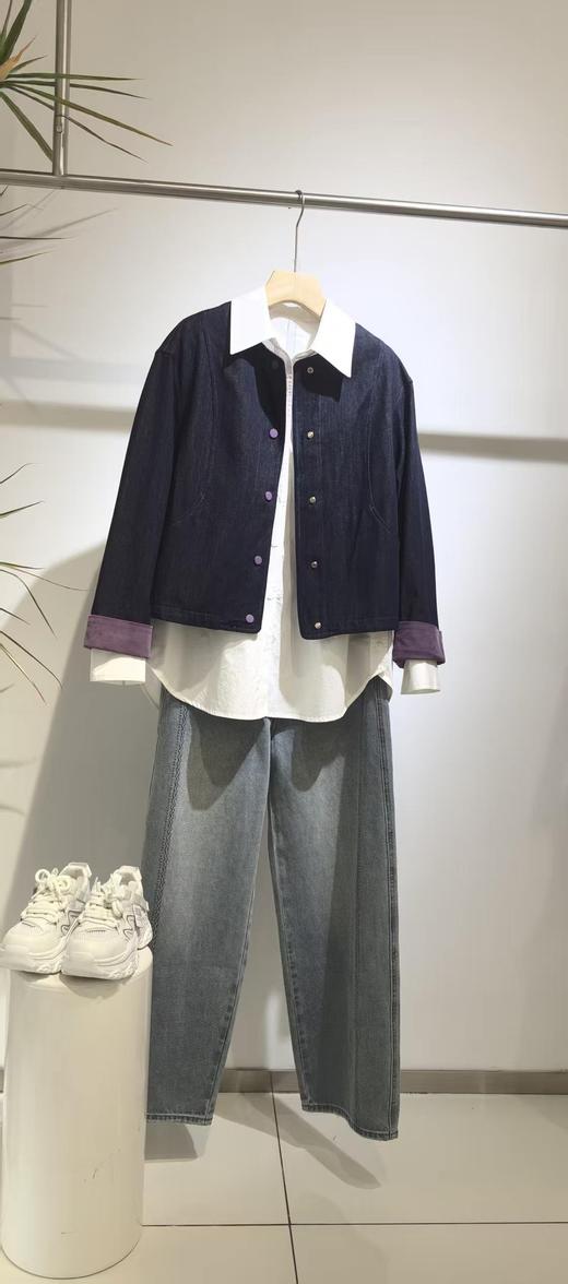 64A021春上新 休闲款牛仔外套 商品图3