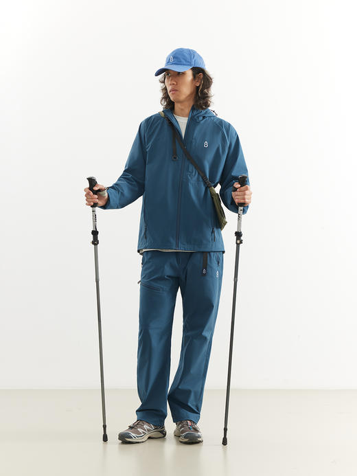 吃茶去chichaqu26春夏户外无氟防水轻量软壳长裤运动徒步骑行攀岩 商品图2