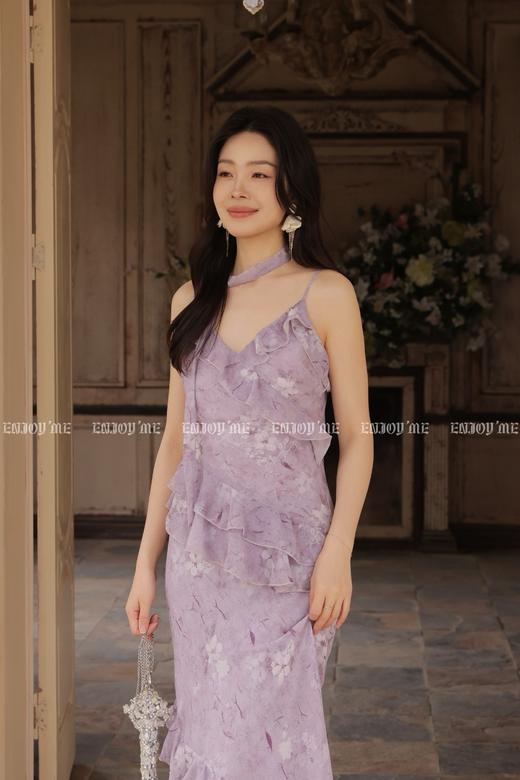 【门店同款】ENJOY夏季繁花照影荷叶边长裙 170497806 商品图6