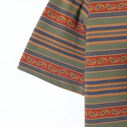 SDSA男装2026新款高贵轻奢潮牌撞色趣味条纹设计圆领短袖T恤百搭 商品图2