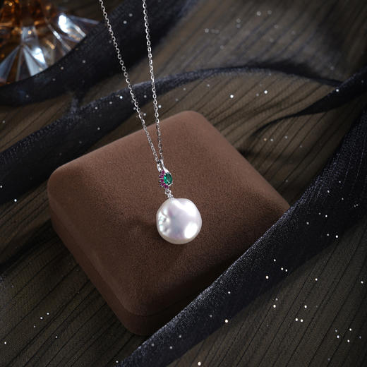 子佩集【光影迷踪】银S925珍珠惜王妃套链项链【W5320-1】双色巴洛克2602 商品图2