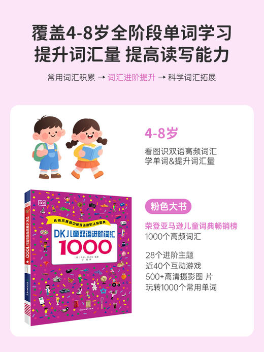 DK儿童双语进阶词汇1000点读版 商品图1