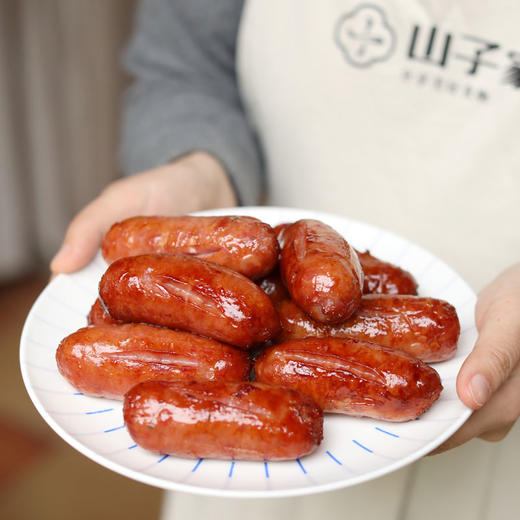 山子家黑猪肉爆汁烤肠 400g/袋（8根装）黑猪肉含量≥95% 商品图6
