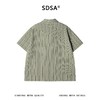 SDSA男装2026新款高贵轻奢简约撞色斜纹半拉链翻领短袖T恤百搭潮 商品缩略图4