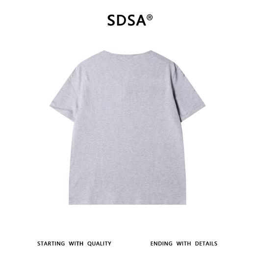SDSA男装2026新款高贵轻奢简约慵懒风半纽扣短袖T恤百搭时尚上衣 商品图4