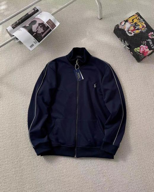 F0331111基础百搭款全棉针织大毛圈立领全拉链衫外套 商品图8