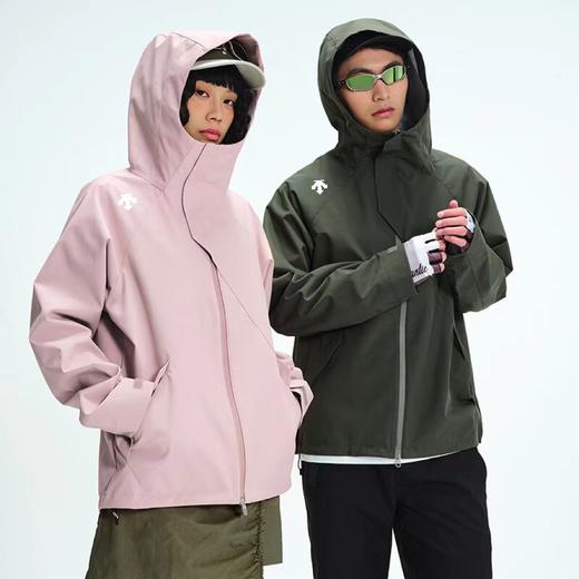 F033198春季新款防刮耐磨防风防水透气情侣款户外连帽冲锋衣外套 商品图1