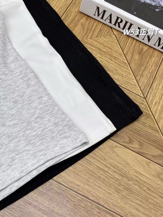 F033152一包3件装春夏季新款时尚百搭女士商务范正肩短袖T恤 商品图8