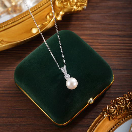 子佩集【时迹流光】银S925珍珠惜王妃套链项链【P2665】双色V单环2602 商品图8