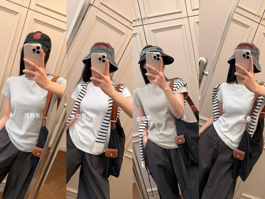 特价2件美式正肩短袖T恤 商品图1