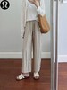 F033159春夏季新款透气舒适休闲百搭九分天丝亚麻梭织裤长裤 商品缩略图7