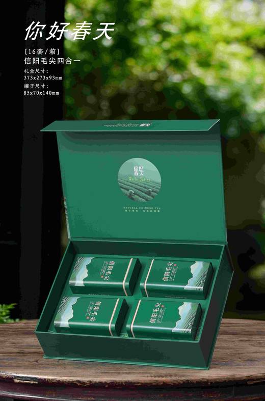 23元/套【你好春天一斤毛尖.绿】一箱16套/一箱368元/整箱包邮 商品图2