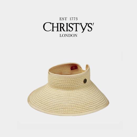 【2026新品】Christys'百年皇室品牌 纸鞭麻鞭天然草编织空顶帽 商品图0