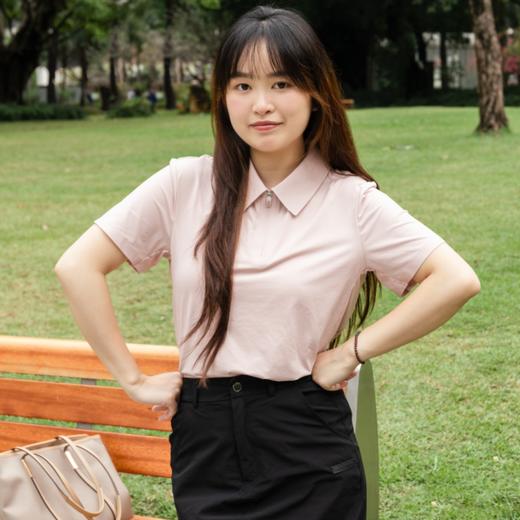 斯辰唯佳速干冰感短袖T恤|10A抗菌+山茶花香，清爽透气，圆领/立领可选 商品图1