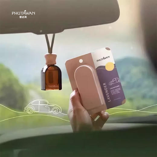 PHUTAWAN普达湾泰国进口汽车香薰挂件衣柜汽车用精油香氛礼物12ml 商品图5