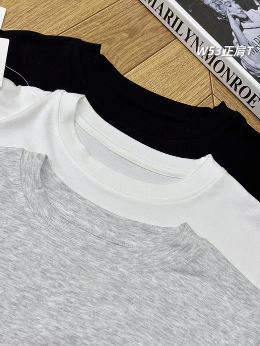 F033152一包3件装春夏季新款时尚百搭女士商务范正肩短袖T恤 商品图7