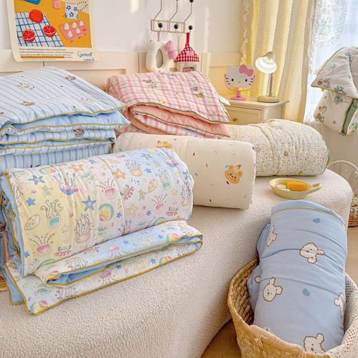 【小来】出口韩国双层皱皱纱春夏被 全棉可机洗水洗裸睡床品 春夏空调被 商品图3