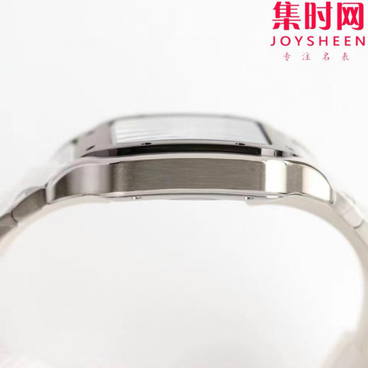 GF卡地亚山度士系列 山度士大号 钢带款 间黑方形男士腕表 绝对是绕不开的经典 表径39.8mm 商品图6