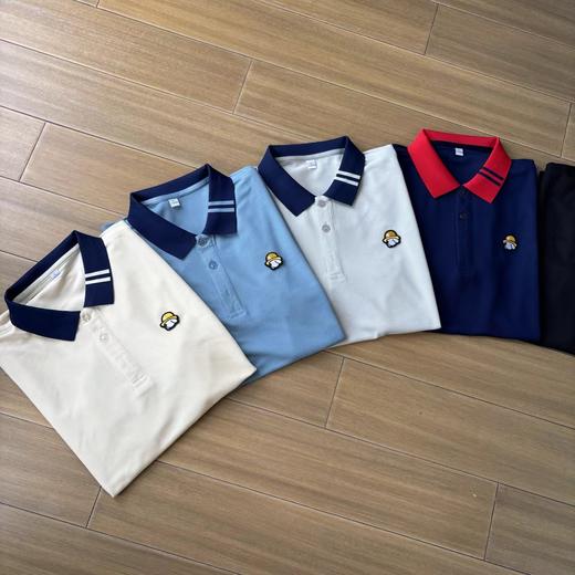 F033175夏季新款商务休闲时尚百搭翻领刺绣T恤短袖POLO衫 商品图1