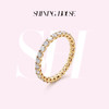 ShiningHouse[培育] 18k金钻石戒指 排钻戒指1克拉钻人工真钻人造钻石K金戒指设计感简约钻石戒指悦己送礼臻选【此商品不支持7天无理由退货退款】预计3日发货 商品缩略图0