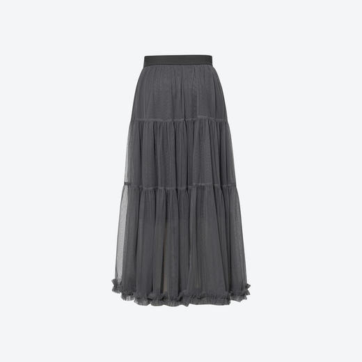 【商场同款】诗凡黎浪漫网纱蛋糕裙2025夏新款半身裙女3G4540871 商品图1