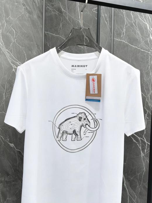 F033147春夏季新款时尚百搭地形等高线设计图案印花户外短袖T恤 商品图5