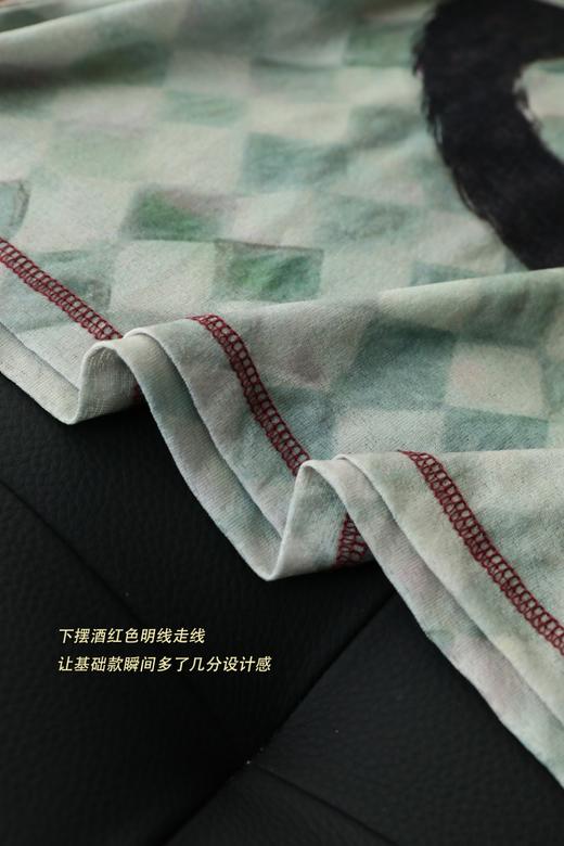 自带油画感的长袖 T 恤！童趣小马/猫咪印花 商品图14