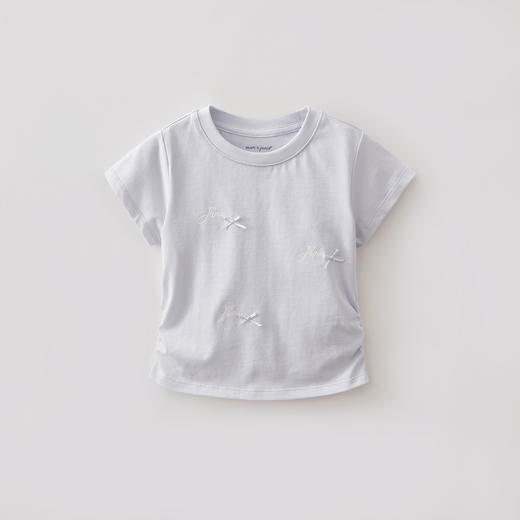 马克珍妮蝴蝶结派对女童凉感抽褶T2026年夏装新款560839 商品图1