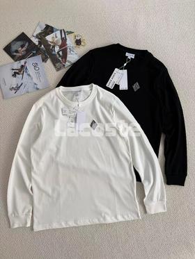 F033162春季新款透气排汗利落百搭简约质感柔软亲肤圆领长袖T恤