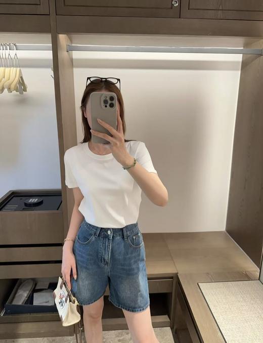 外贸工厂订单余！ 质感敲好的水溶棉基础款短袖T恤！ 商品图6