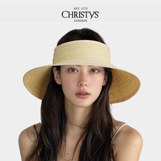 【2026新品】Christys'百年皇室品牌 纸鞭麻鞭天然草编织空顶帽 商品图4