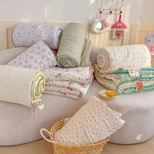 【小来】出口韩国双层皱皱纱春夏被 全棉可机洗水洗裸睡床品 春夏空调被 商品图4