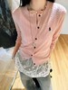 F033118春季新款纯色小马刺绣麻花绞花针织羊毛开衫圆领开衫长袖 商品缩略图12