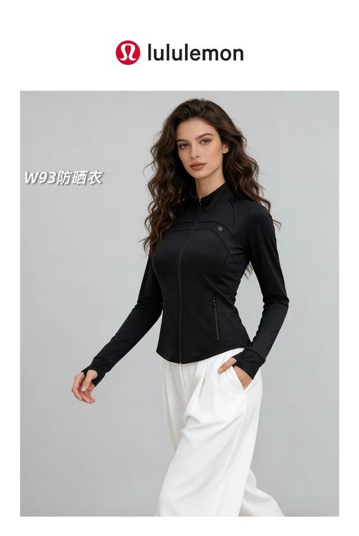 F033179夏季新款轻薄透气轻便百搭女士原纱氨纶立领防晒衣 商品图9