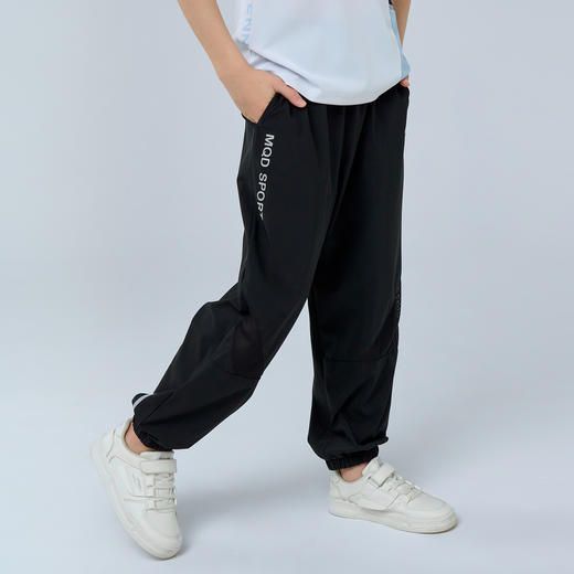 【MQD】童装男女大童夏新款儿童凉感透气网眼物理防蚊裤运动长裤 商品图3