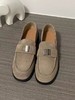 实体店订单尾货！无补！头层牛皮的乐福鞋  26Y03118- 商品缩略图3